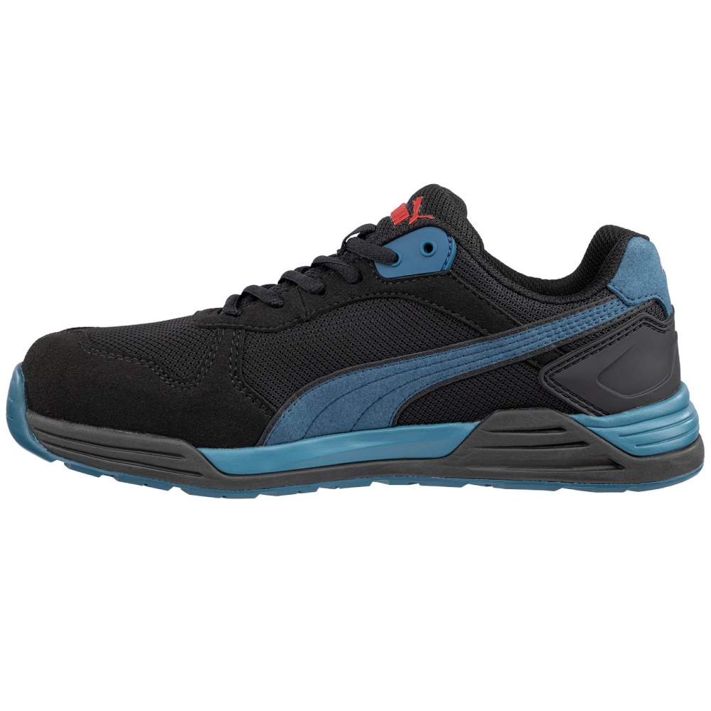 pics/Puma/Frontside blk blue low/puma-644660-frontside-blk-blue-low-safety-shoes-s1p-esd-02.jpg